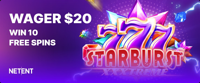 BC.Game Starburst XXXtreme 10 Free Spins Promotion
