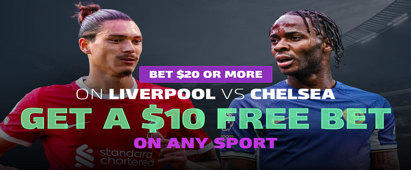 Duelbits Liverpool vs Chelsea $10 Free Bet Offer
