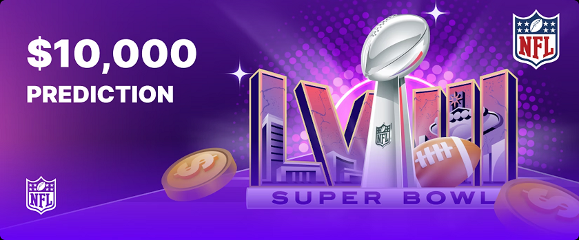 BC.Game Super Bowl LVIII Prediction Game $10,000