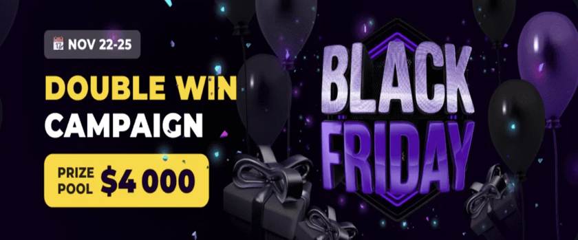 BetFury Black Friday Double Win Campaign $4,000 Prize Pool