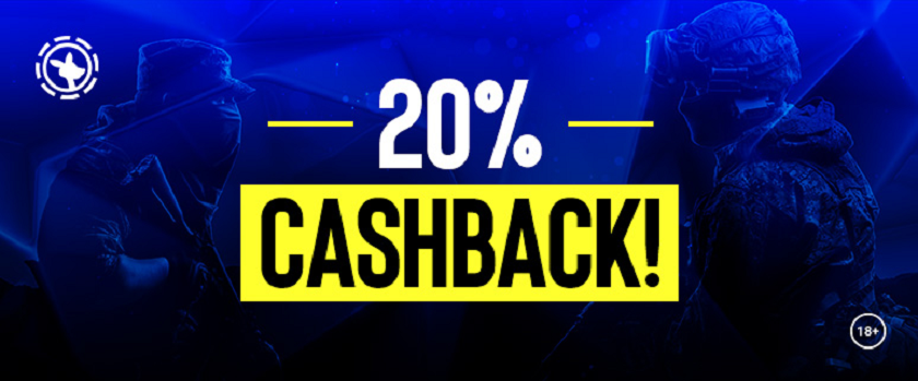 Roobet IEM Katowice Bonus - 20% Cashback