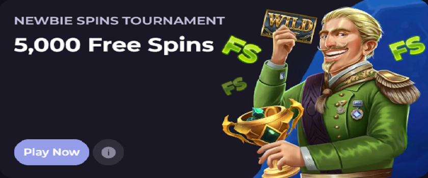 CryptoLeo Newbie Spins Tournament 5,000 Free Spins