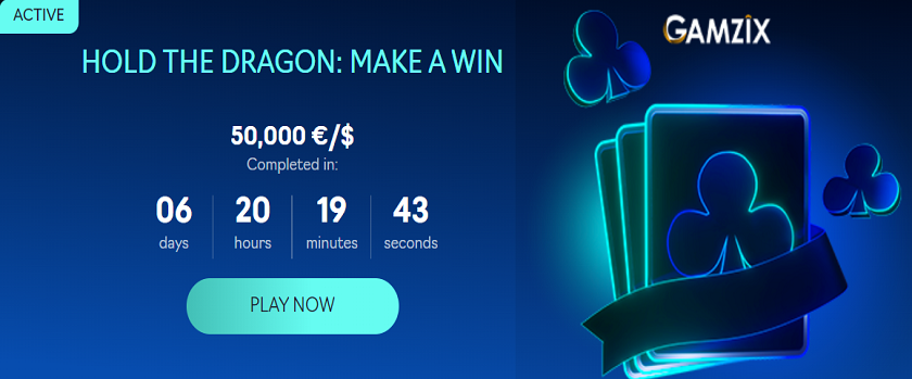 Oshi.io Hold the Dragon Tournament €50,000 Prize Pool