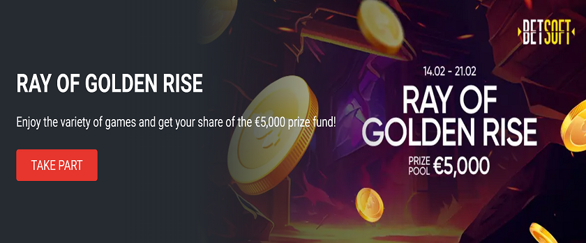 Megapari Ray of Golden Rise Tournament €5,000 Prize Pool