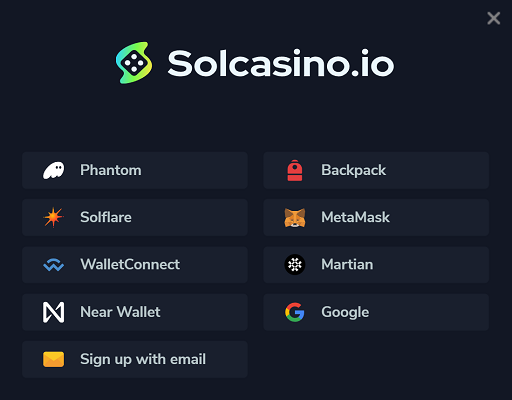 Can I Register Anonymously to Solcasino.io