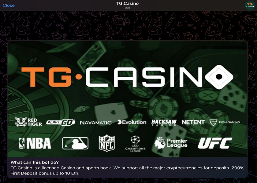 TG.Casino Telegram Casino