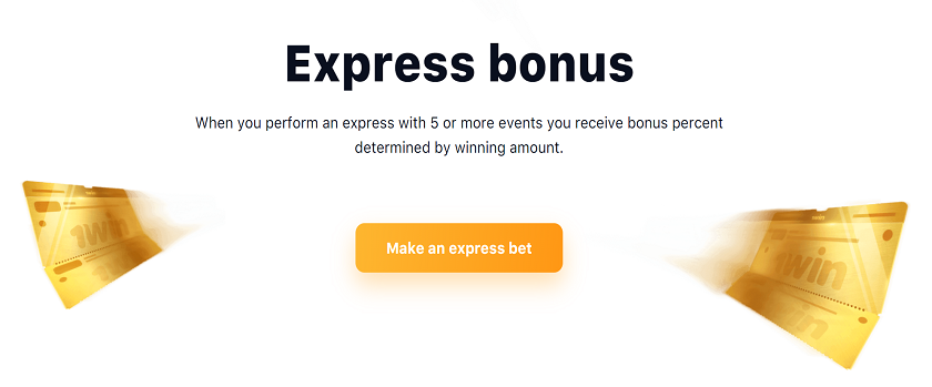 1win 15% Express Bonus