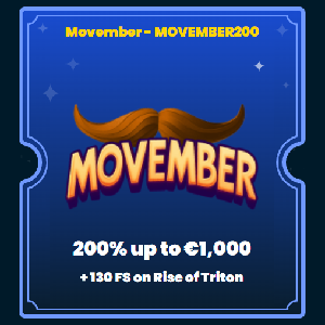 Rollino 200% Movember Bonus - Reload Bonus