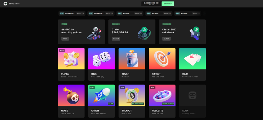 BCH.Games Homepage