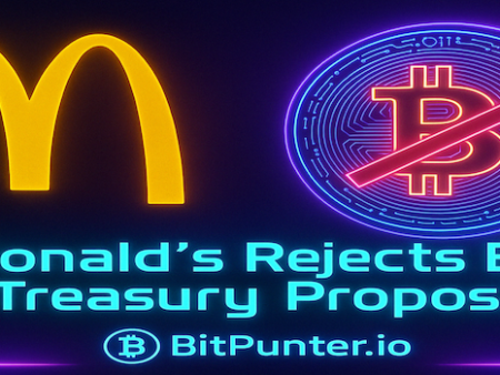 🍔 McDonald’s Rejects Bitcoin Treasury Proposal