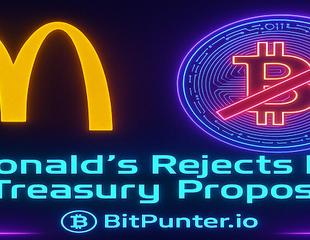 🍔 McDonald’s Rejects Bitcoin Treasury Proposal