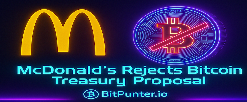 McDonald’s Rejects Bitcoin Treasury Proposal