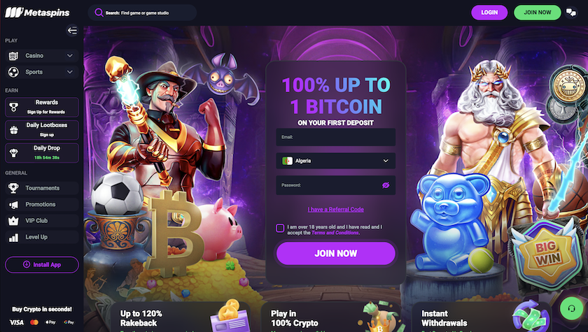 Metaspins Homepage 04-2025
