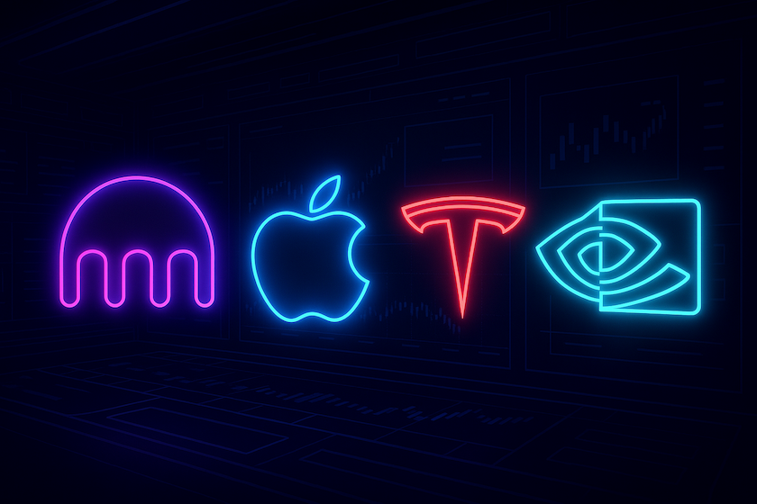 Kraken Launches Tokenized Stocks for Apple, Tesla & Nvidia