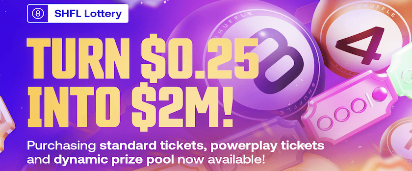 Shuffle Crypto Lottery Promotion