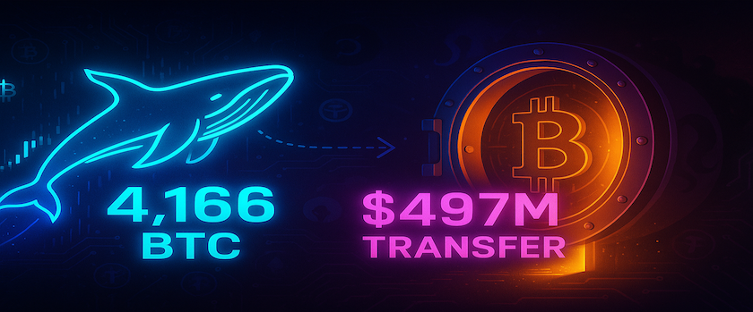 Whale Alert: $497M Kraken Bitcoin Transfer Sparks Buzz