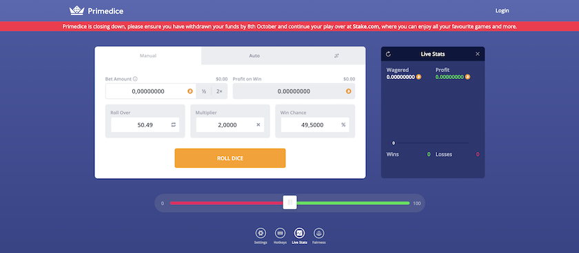Primedice Closing Marks the End of an Era
