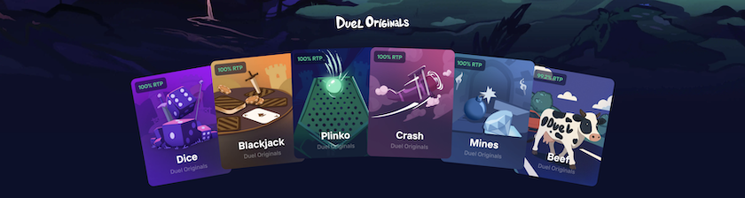 Provably Fair Games at Duel Casino