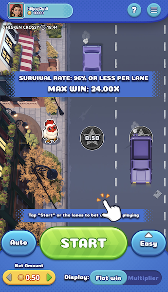 Chicken Crossy Ingame