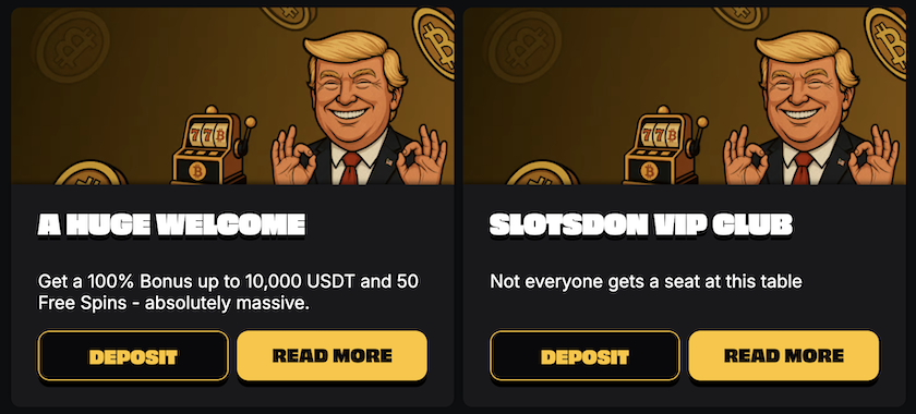 Slotsdon Bonus Offers and Free Spins