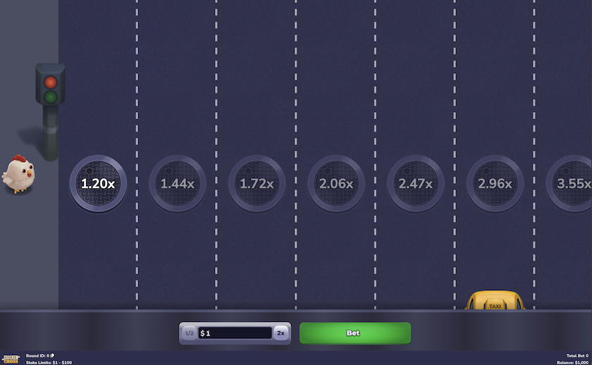 Chicken Cross Ingame