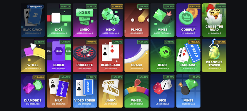 03- Razed Casino PF Games